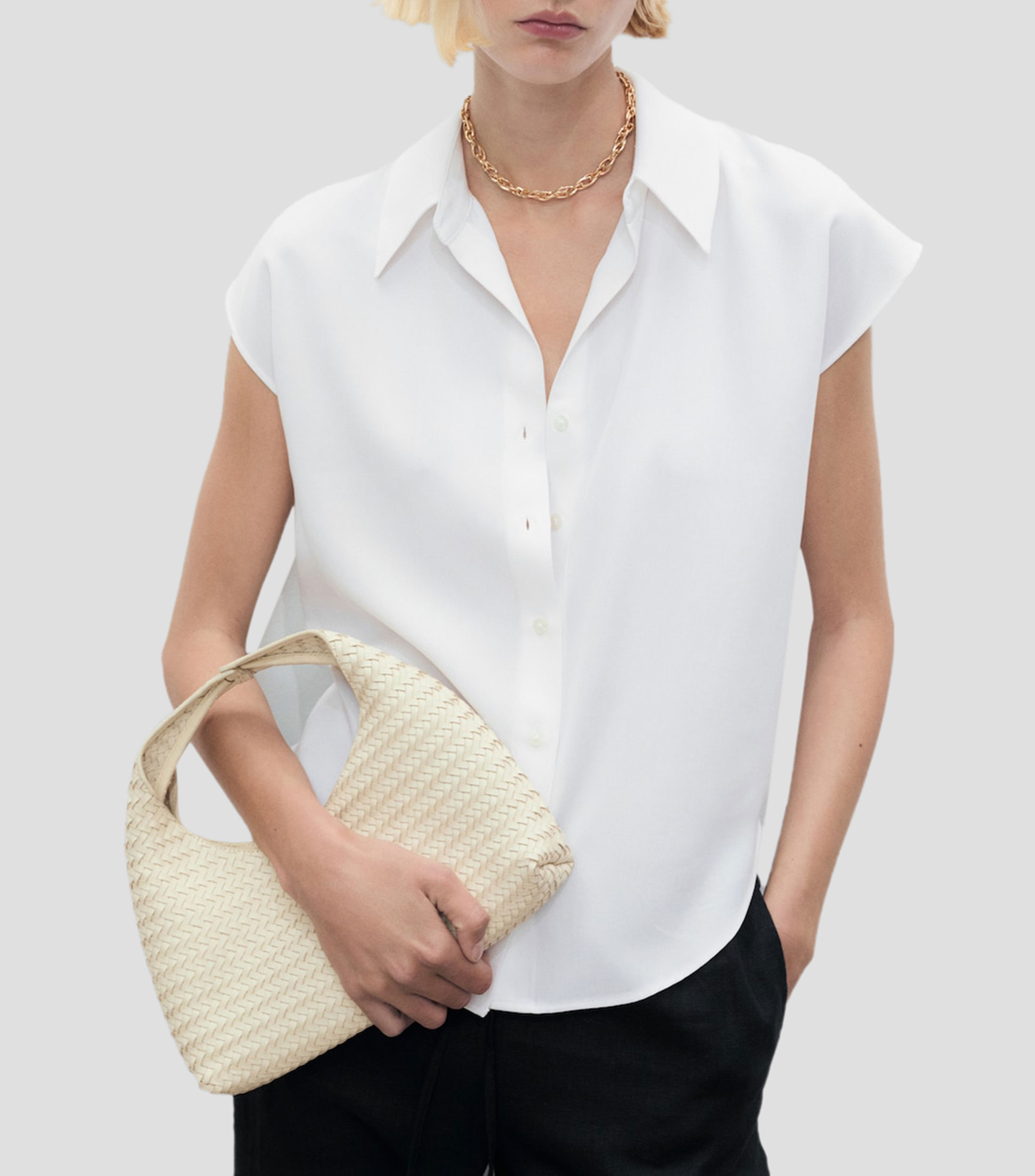 Camisa sin mangas Mujer